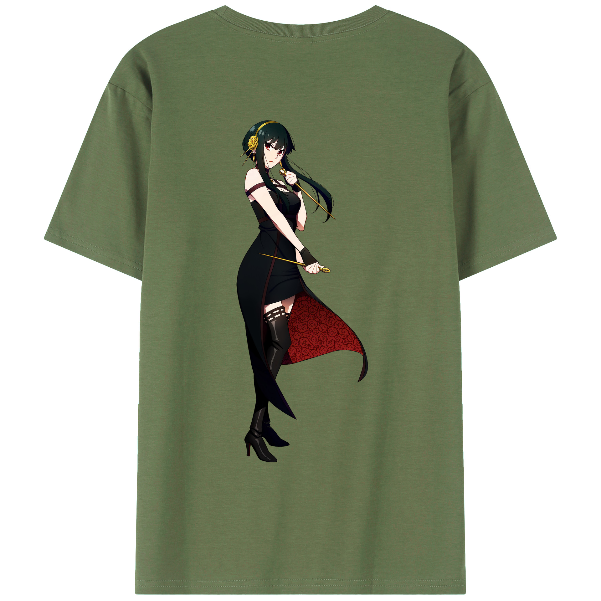 （画像用） SPY×FAMILY间谍家家酒 綿100％ メンズ半袖Tシャツ（バックプリント） 通気性